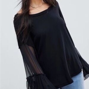 Free People Still Got It Tee - whimsical boho xs/s